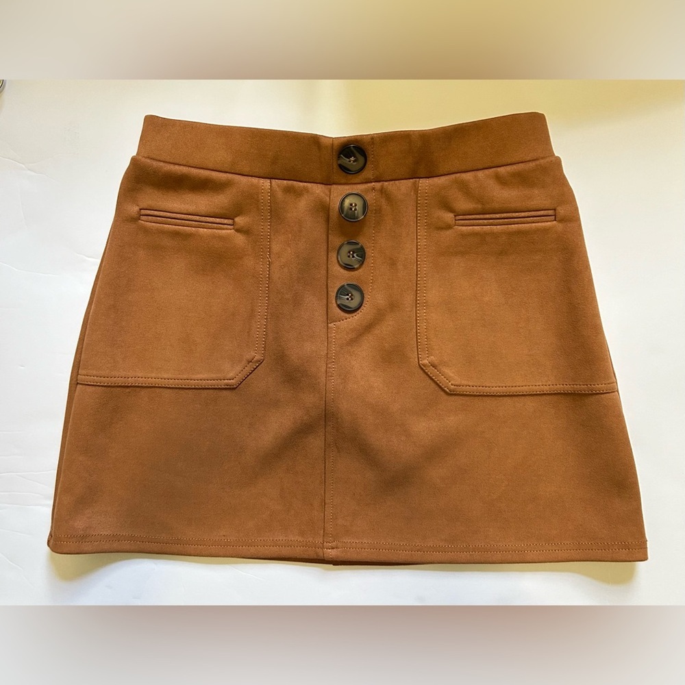 Blashe Faux Suede Mini Skirt Size Medium